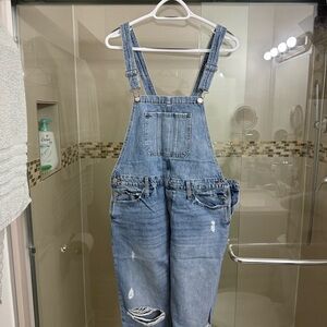 Lucky Brand Blue Denim Jumpsuit